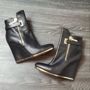 Le silla 8.5 used women shoes leather boots hand made in Italy